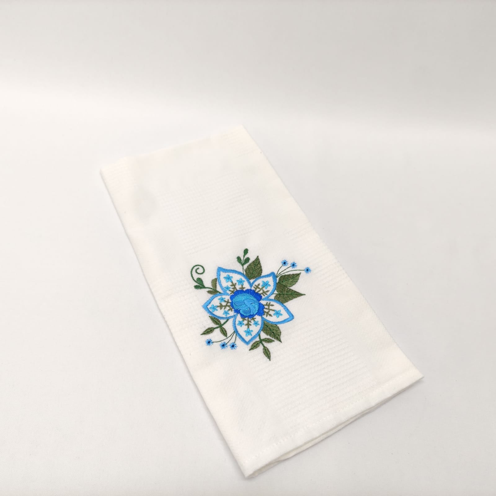 Pano de Cozinha Algodão Flor