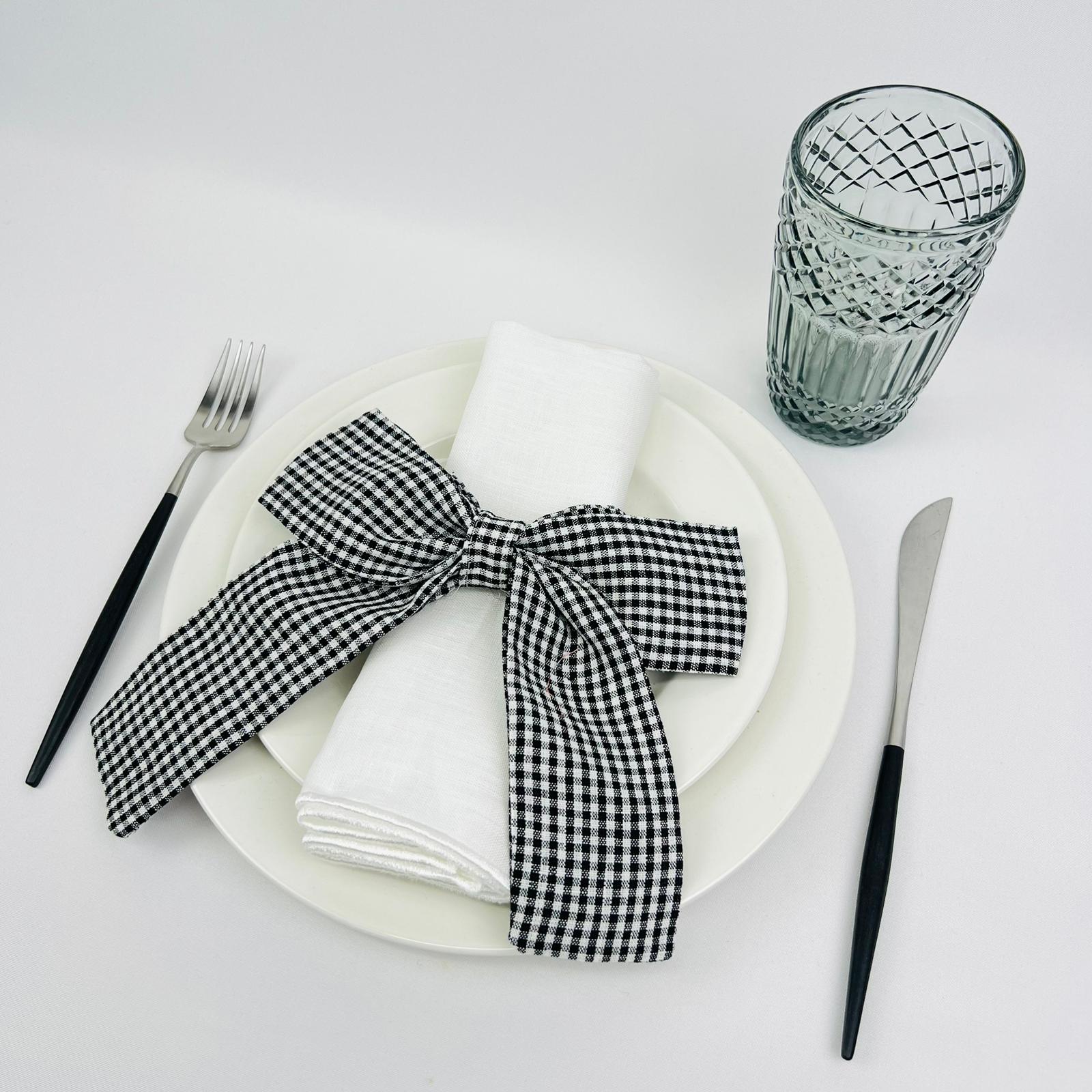 Porta Guardanapos Vichy Linho