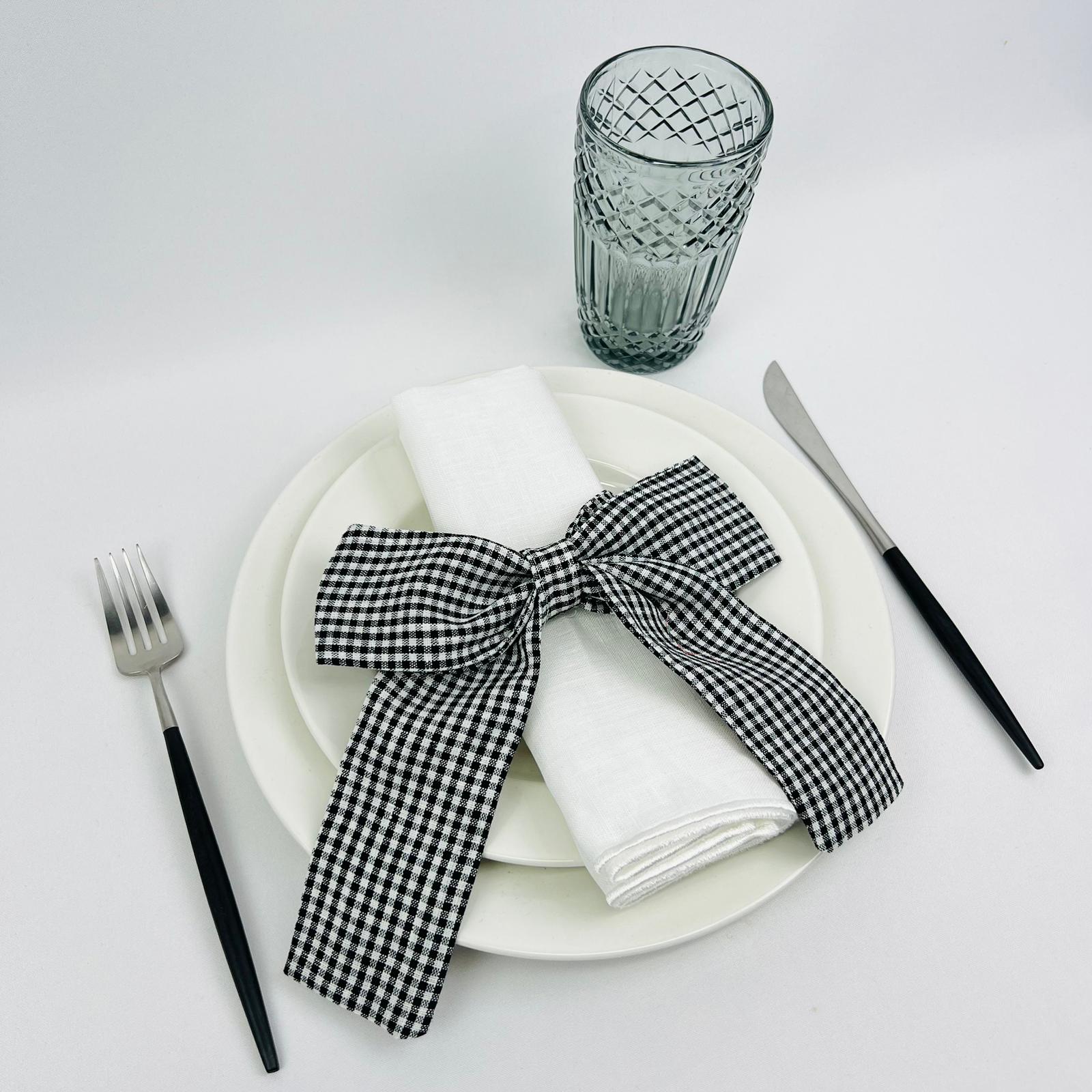 Porta Guardanapos Vichy Linho