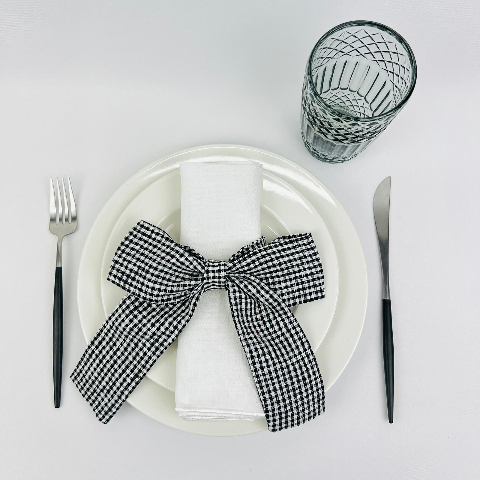 Porta Guardanapos Vichy Linho