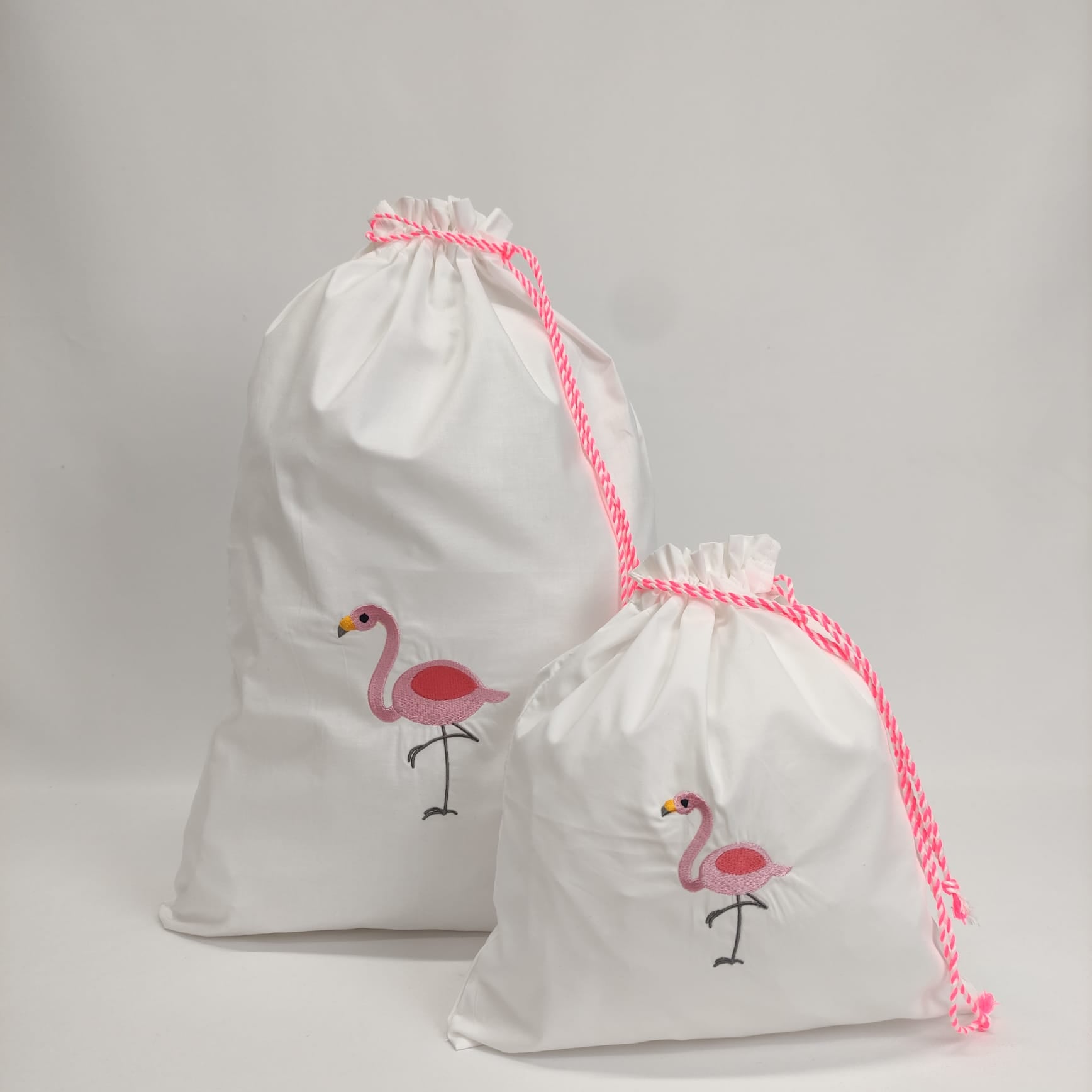 Saco Pão e Merenda Flamingo
