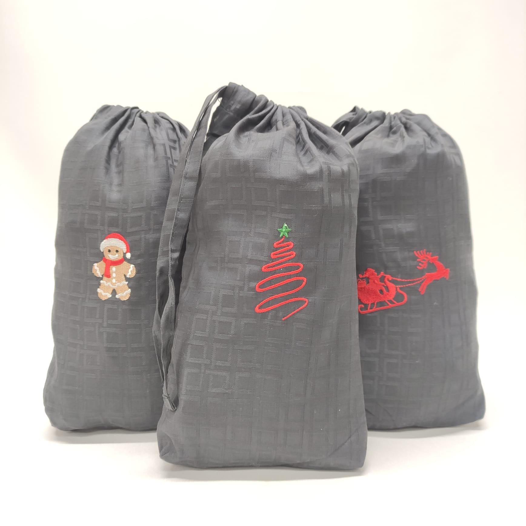 Saco Presente Bordado Natal