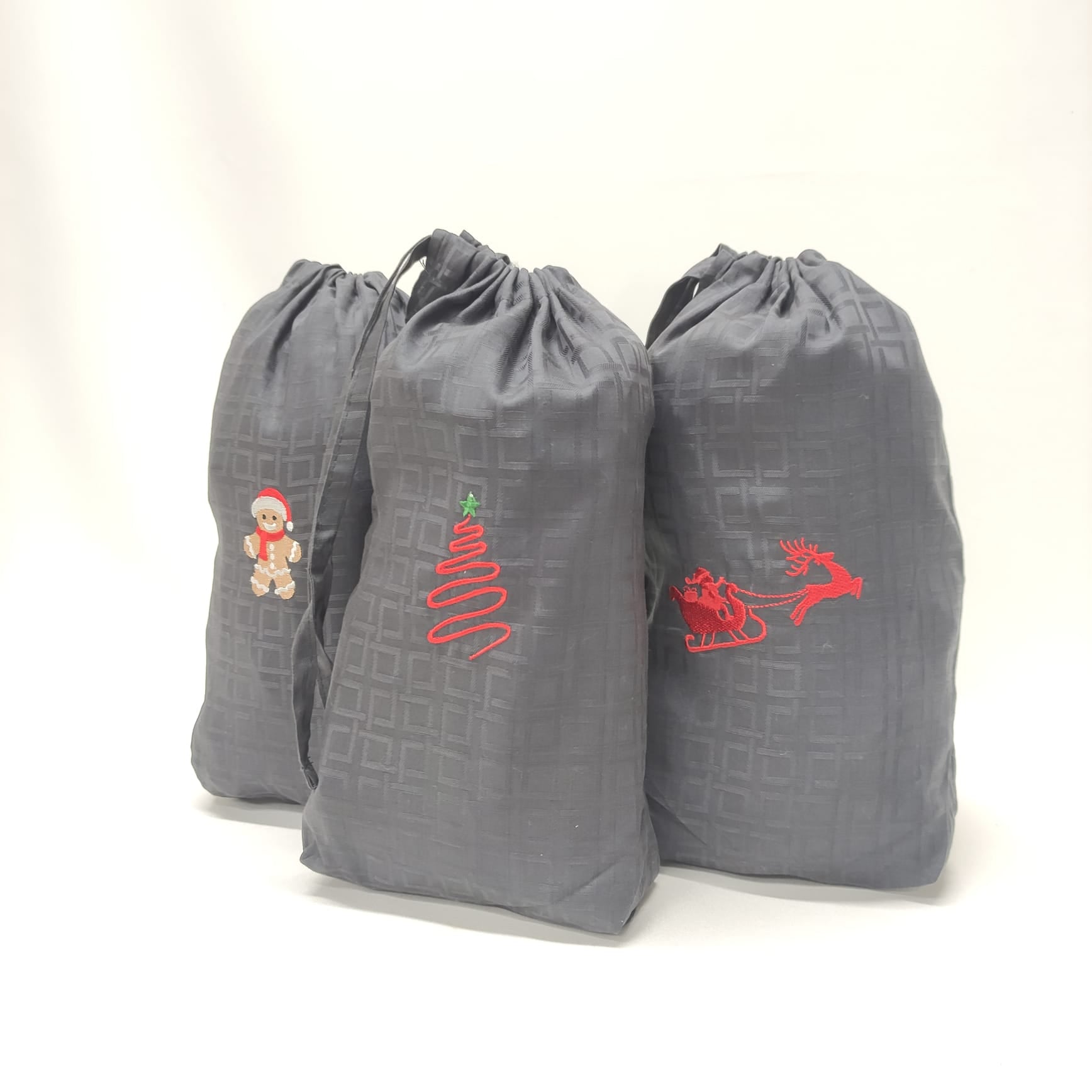 Saco Presente Bordado Natal