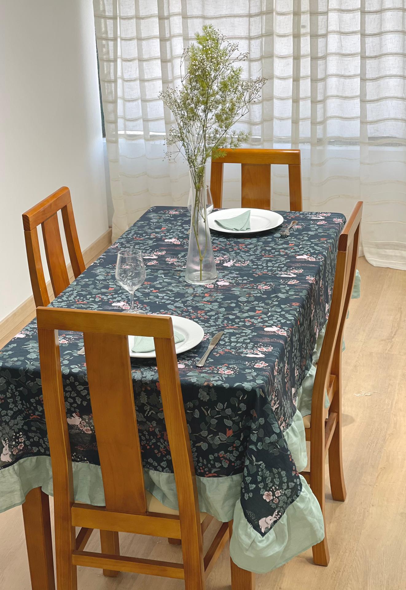 Toalha de Mesa Folho Bosque
