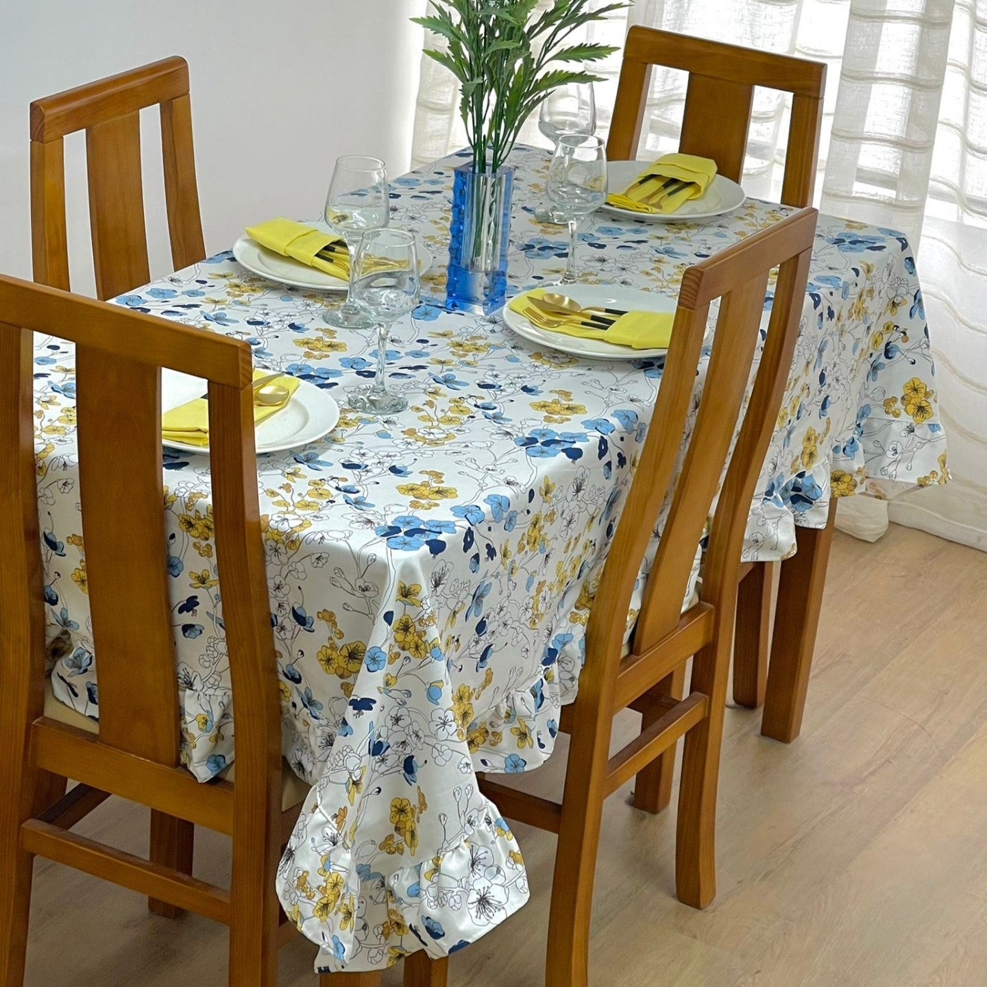 Toalha de Mesa Spring com Folho