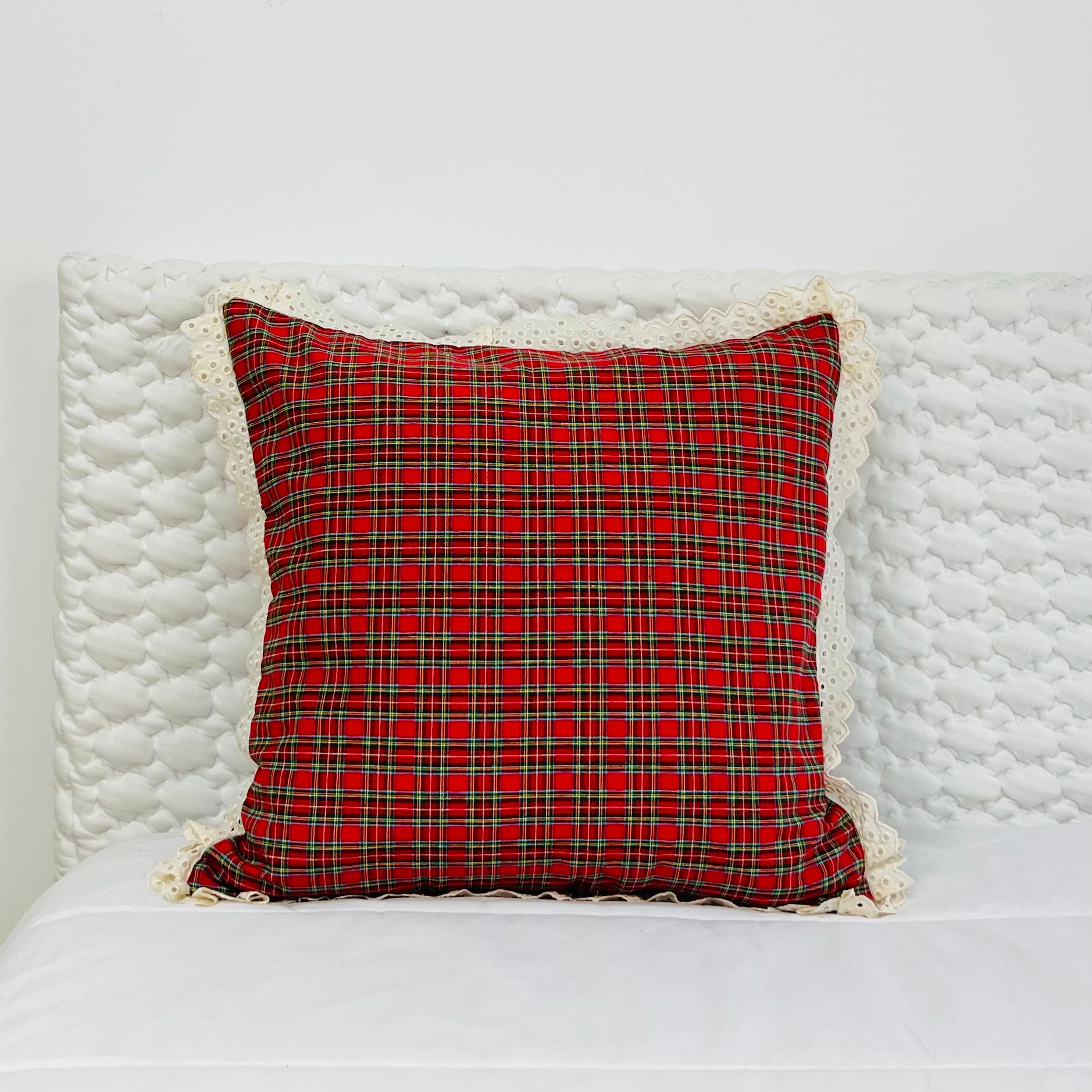 Capa Decorativa Xmas Glamour Renda