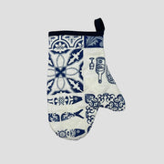 Luva Acolchoada Azulejos