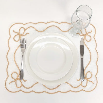 Individual Laço Linho JOL