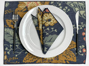 Individual Linho e Rolinho Florido