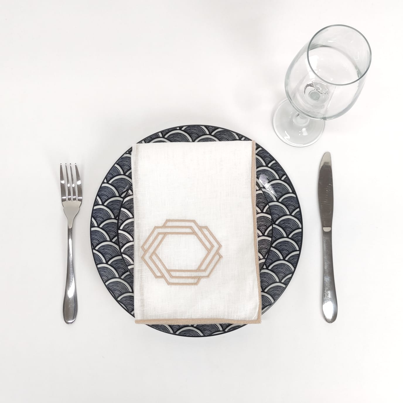 Guardanapo Hexágono Linho COL