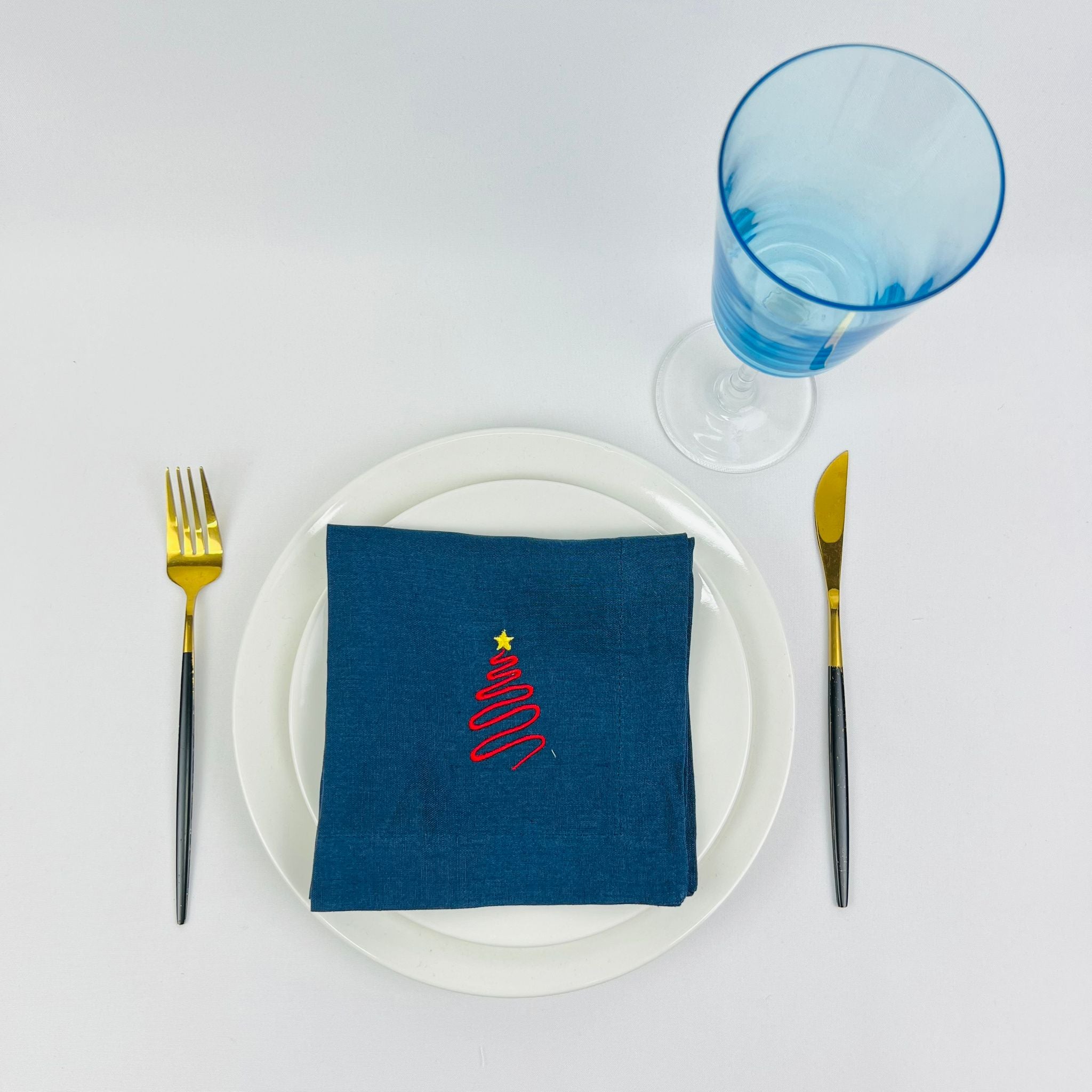 Guardanapo Christmas Tree Vintage Red