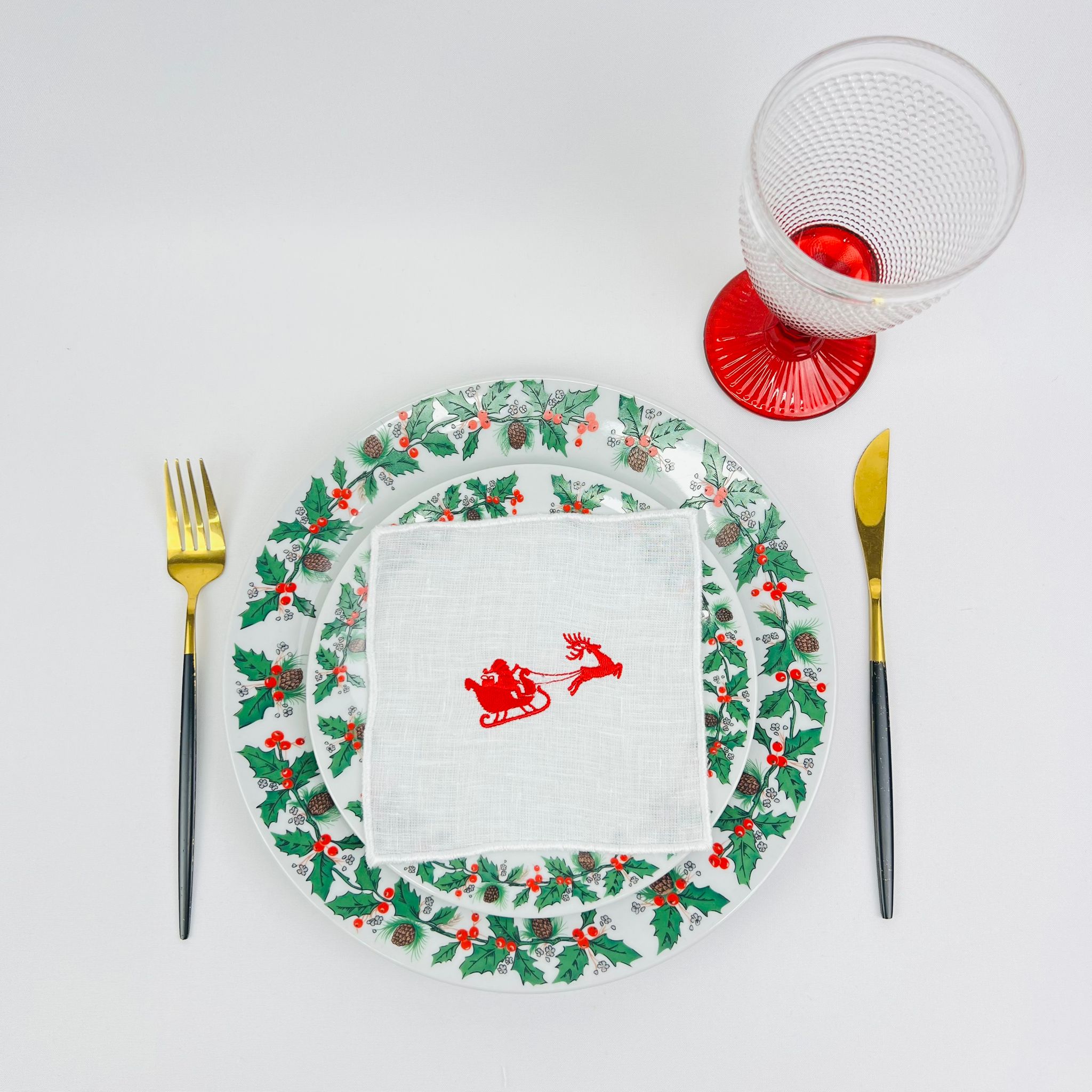 Guardanapo Cocktail Trenó