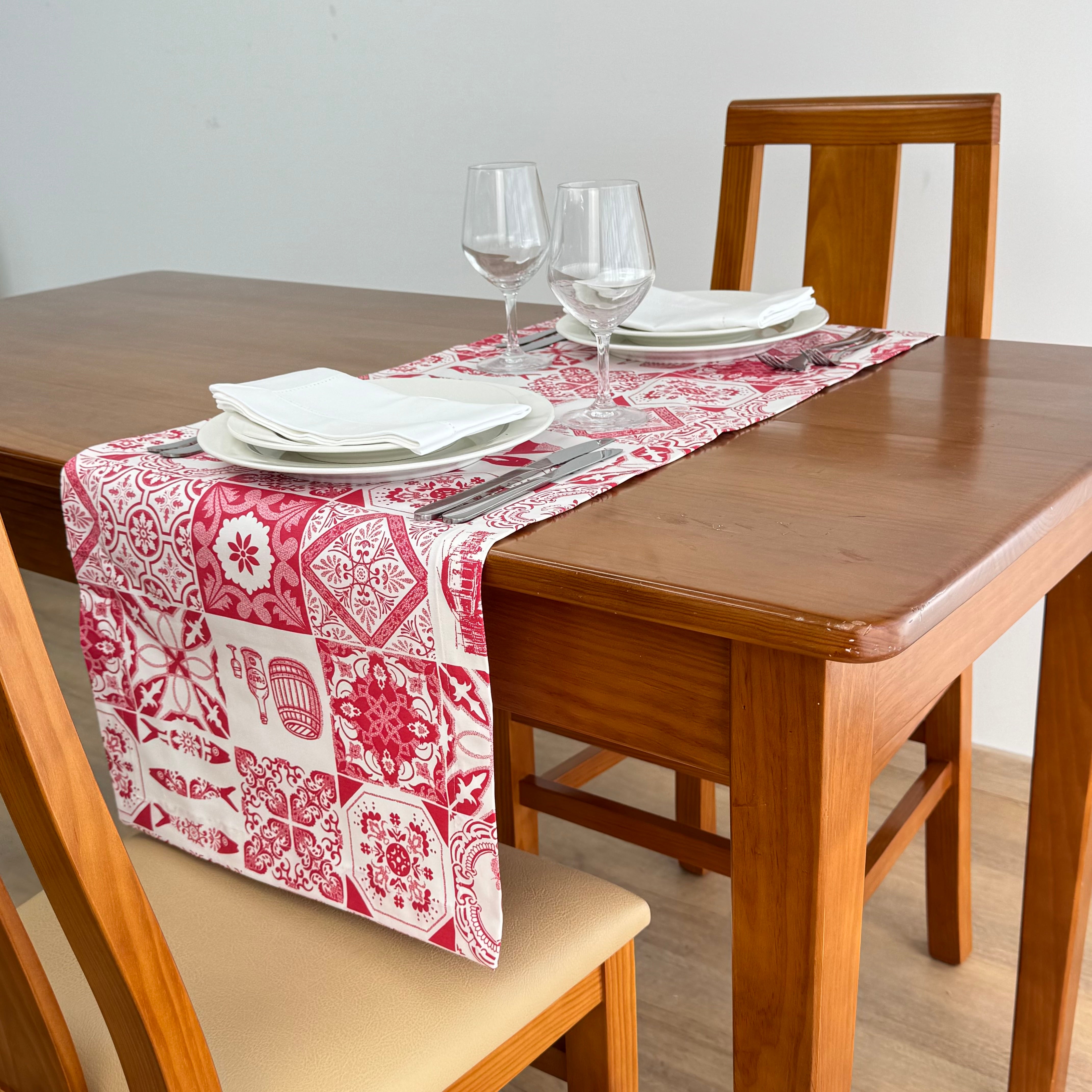 Caminho de Mesa Azulejos