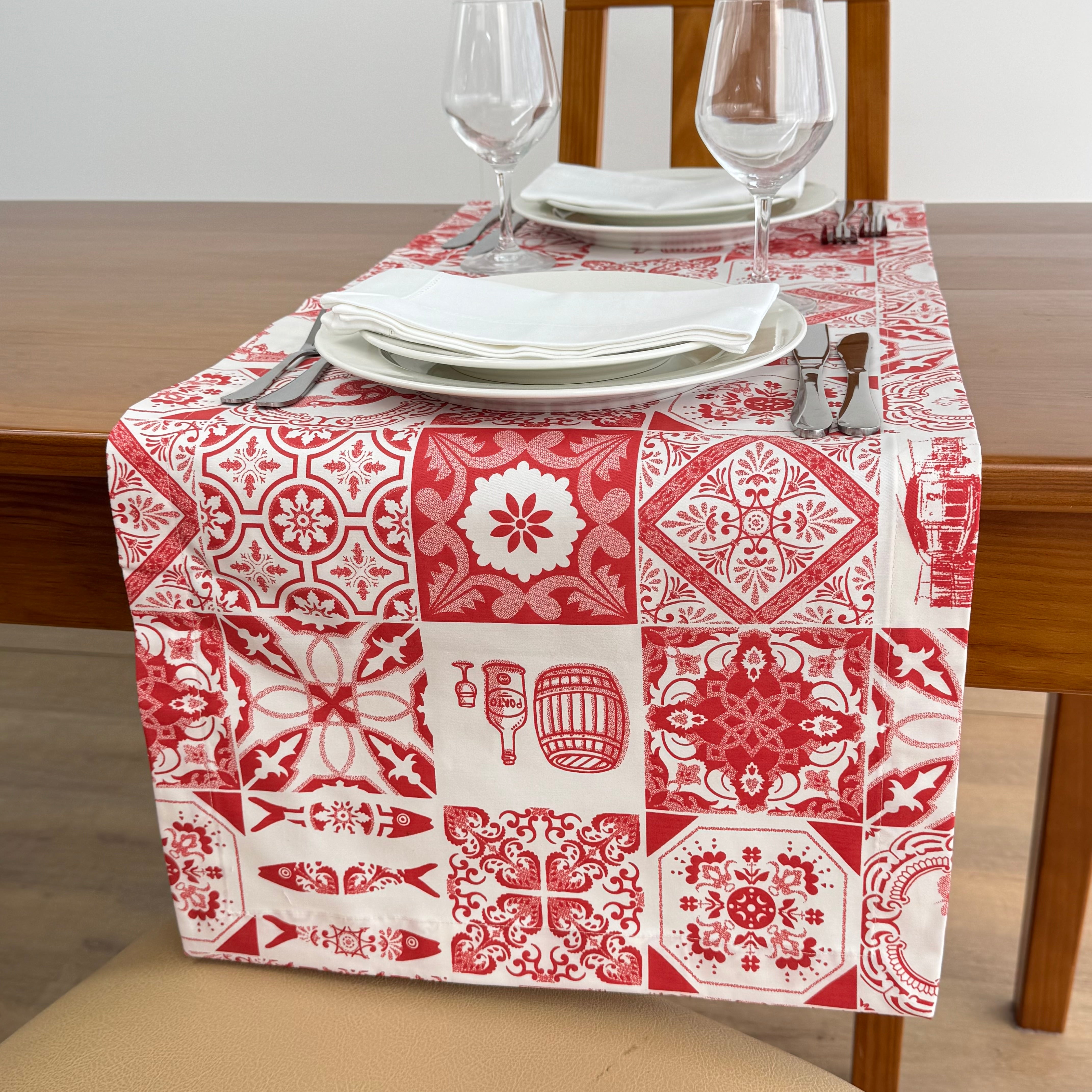 Caminho de Mesa Azulejos