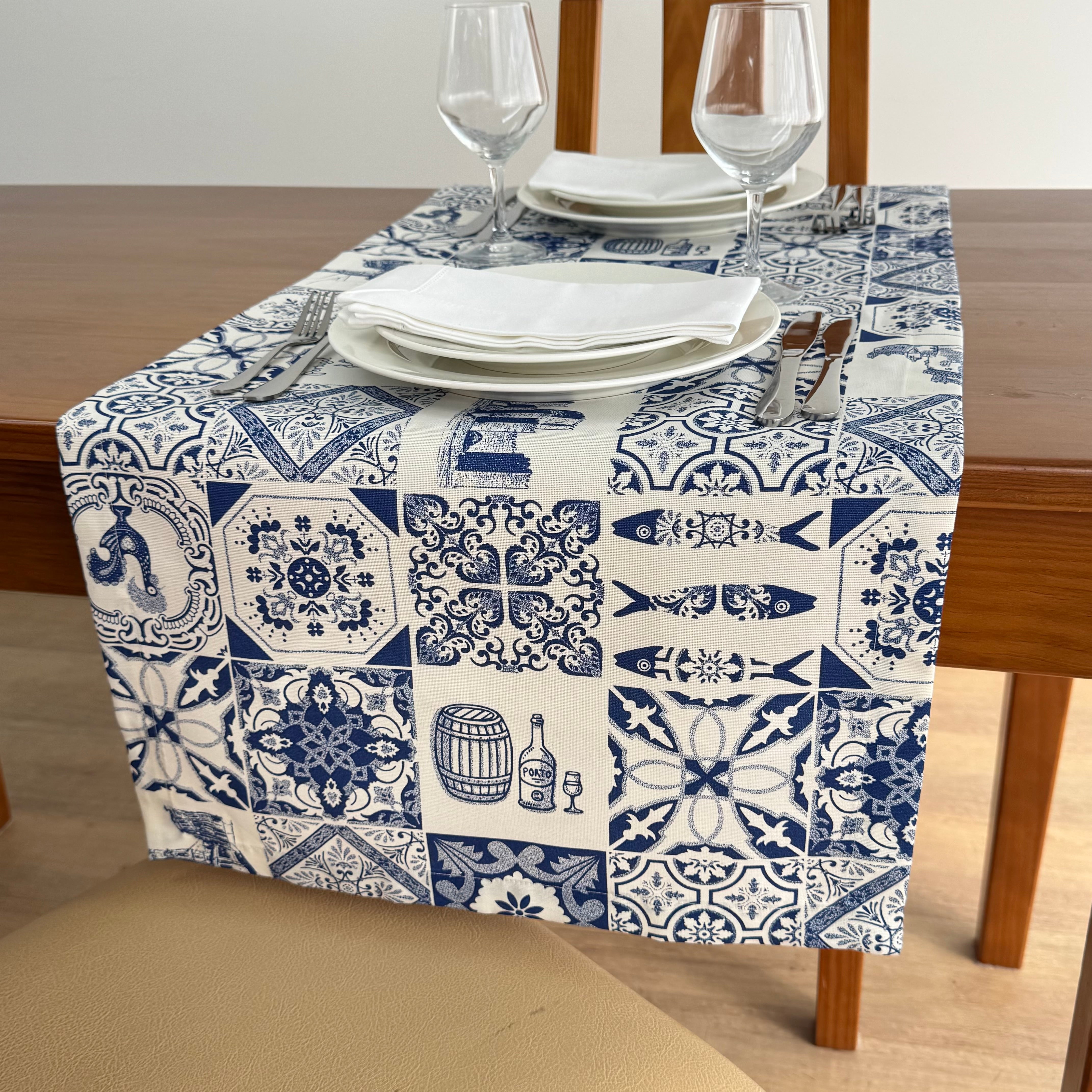 Caminho de Mesa Azulejos
