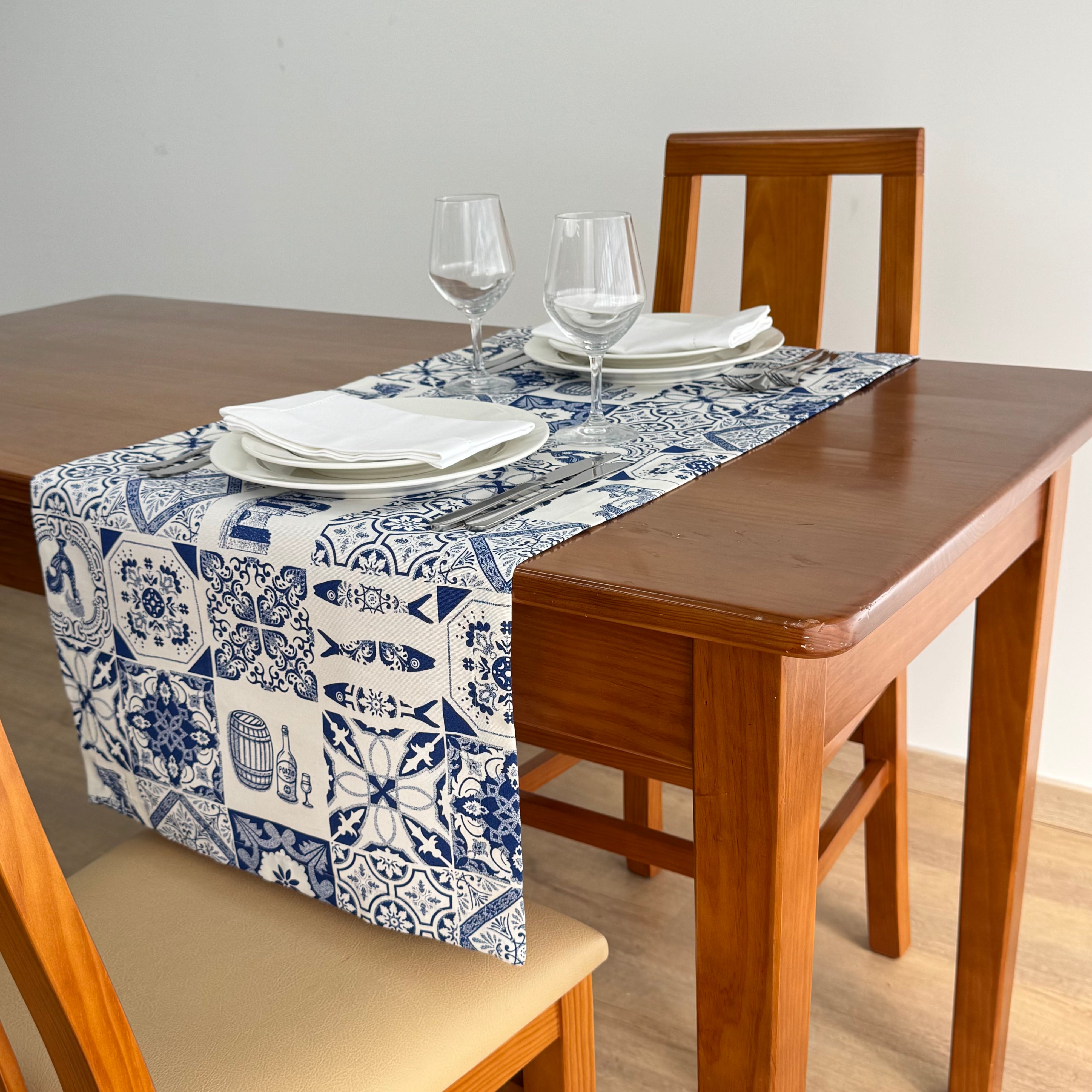 Caminho de Mesa Azulejos
