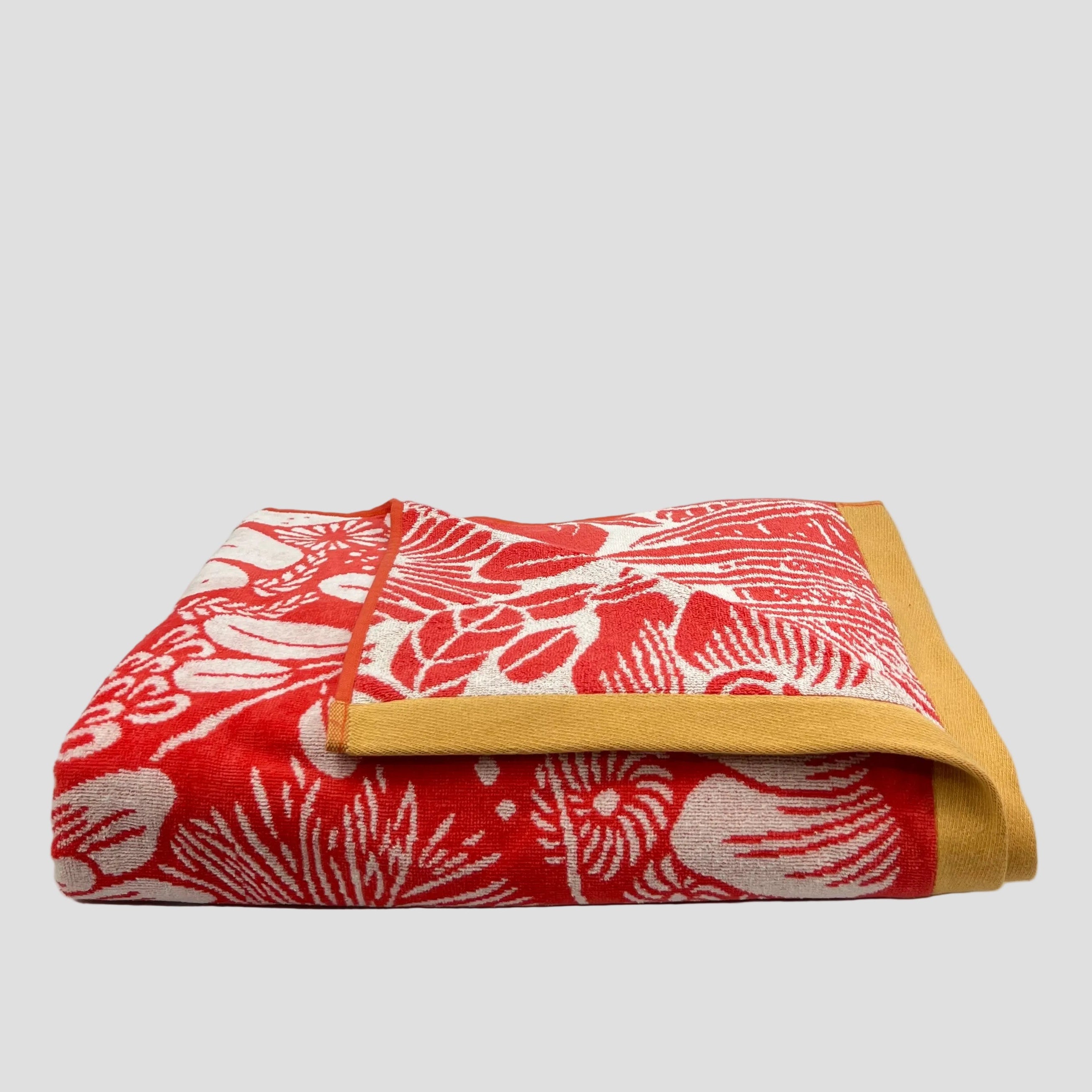 Toalha de Praia Laranja Florido