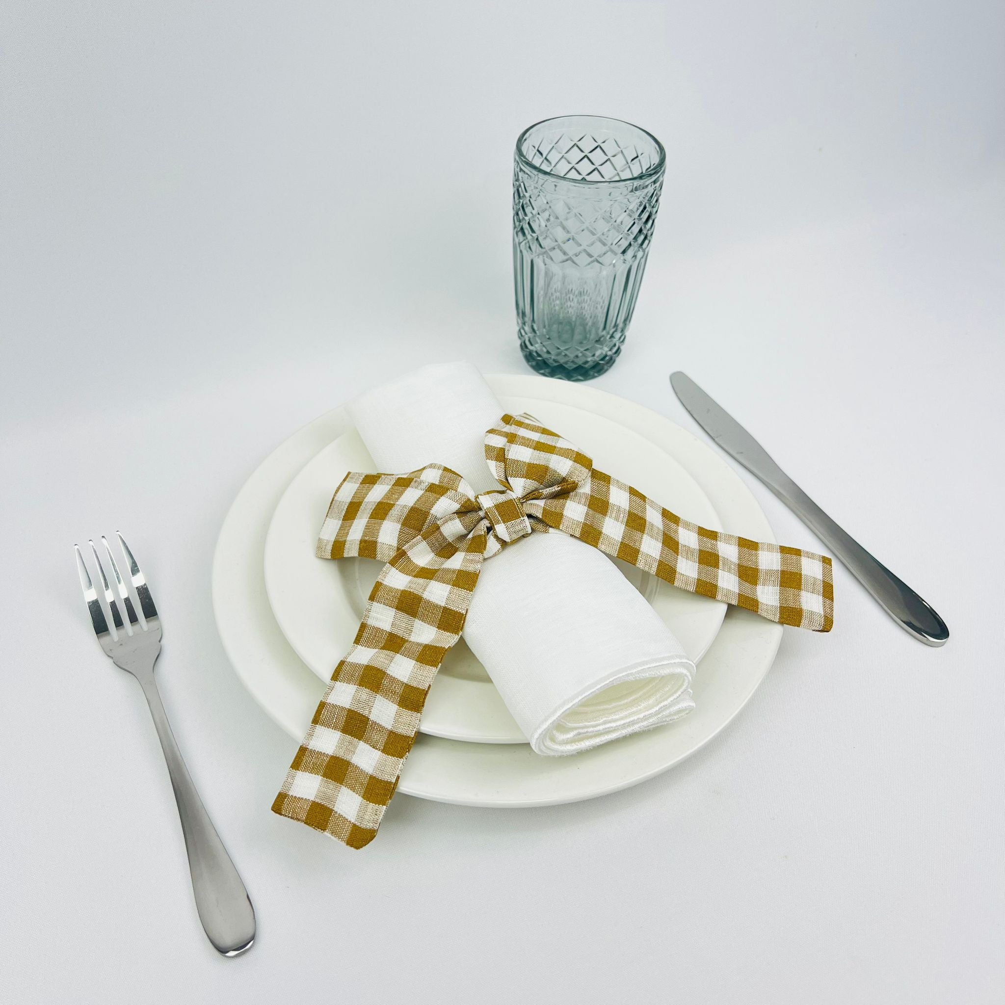 Porta Guardanapos Vichy Linho