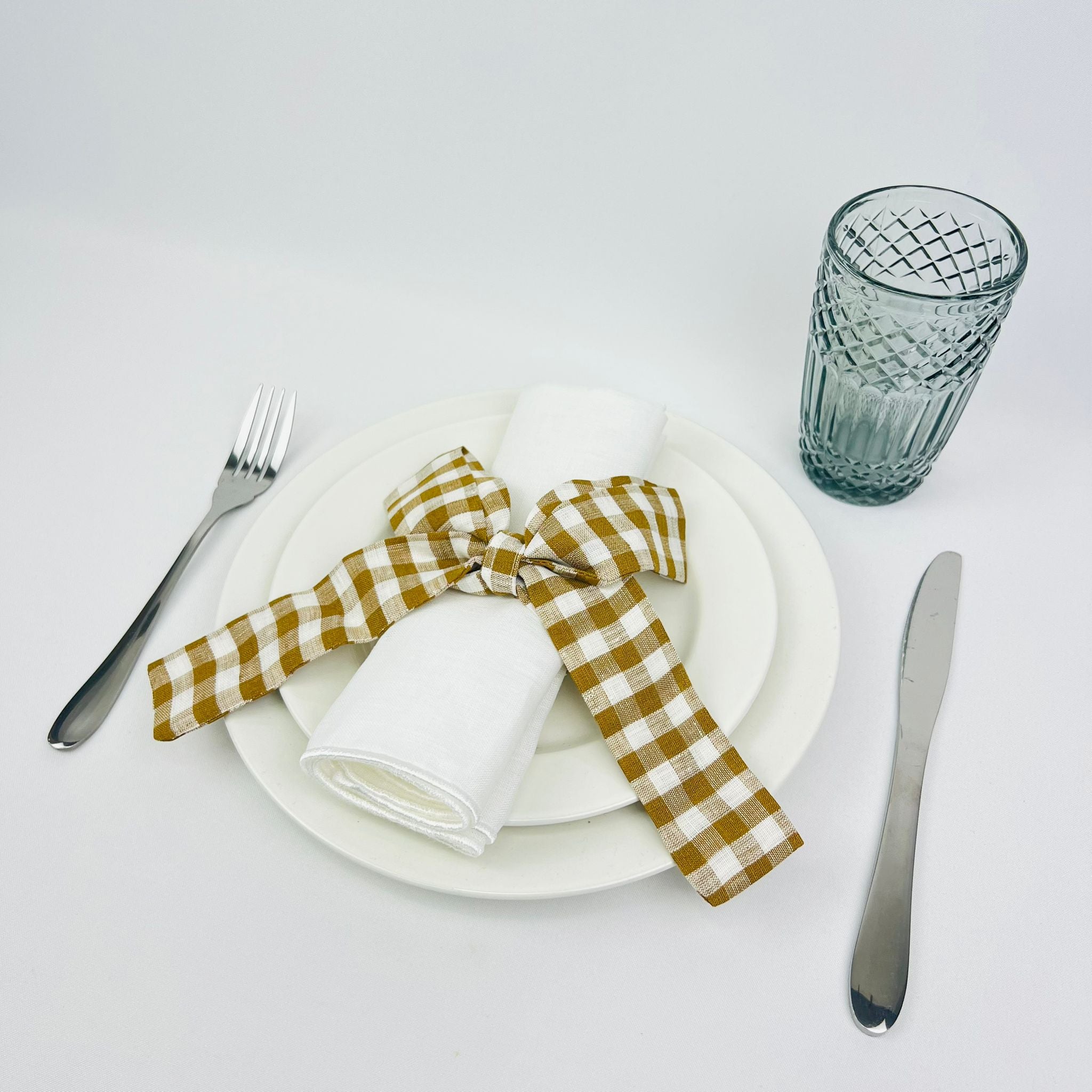 Porta Guardanapos Vichy Linho