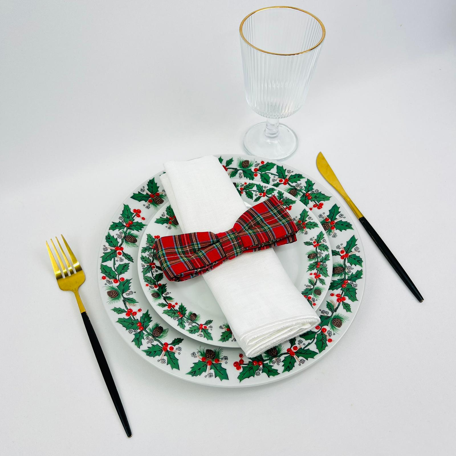 Porta Guardanapos Xmas Glamour Simple