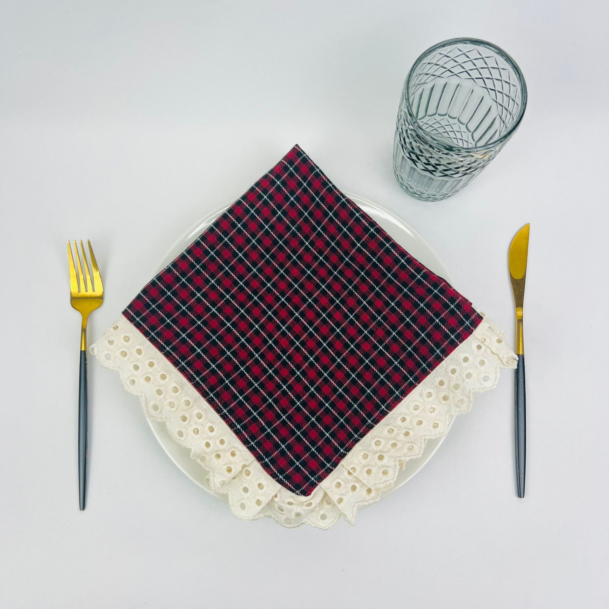 Guardanapo Santa Claus Renda