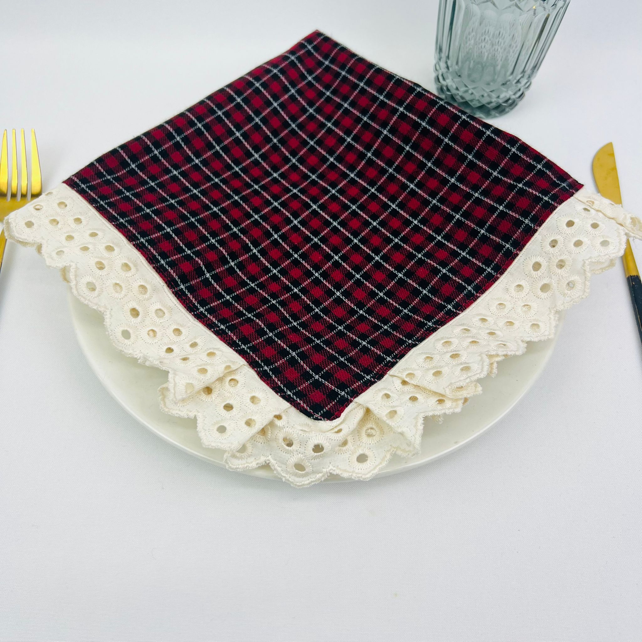 Guardanapo Santa Claus Renda