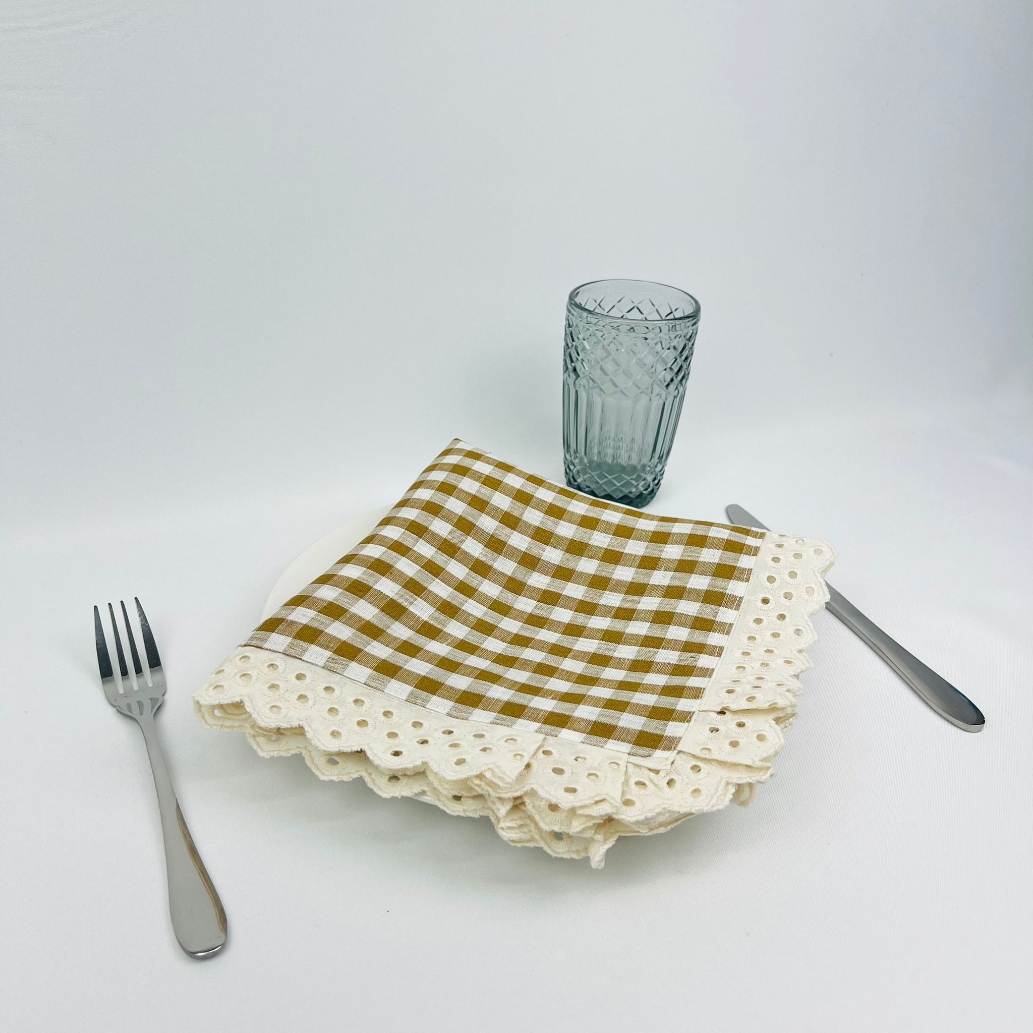 Guardanapo Vichy Linho Renda