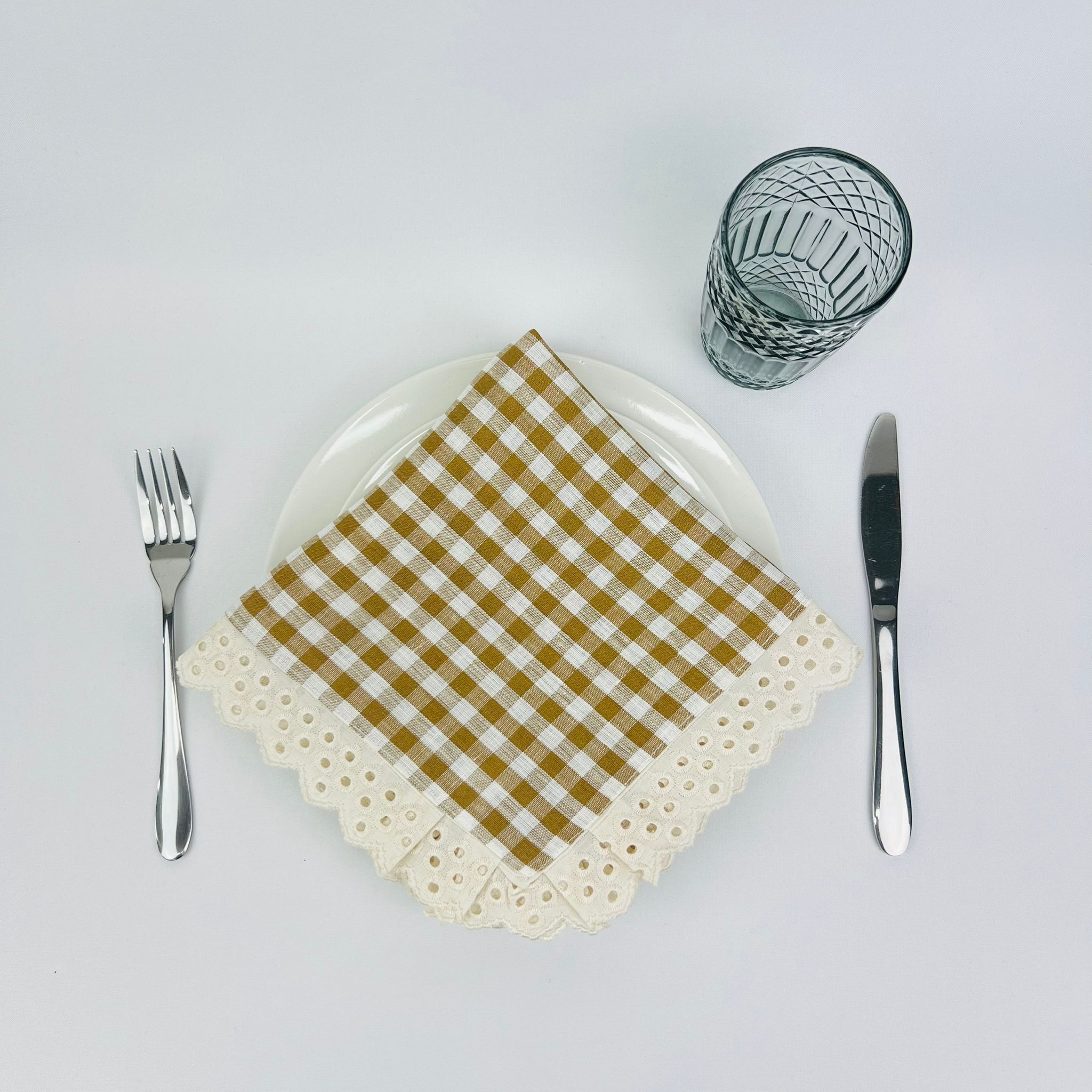 Guardanapo Vichy Linho Renda